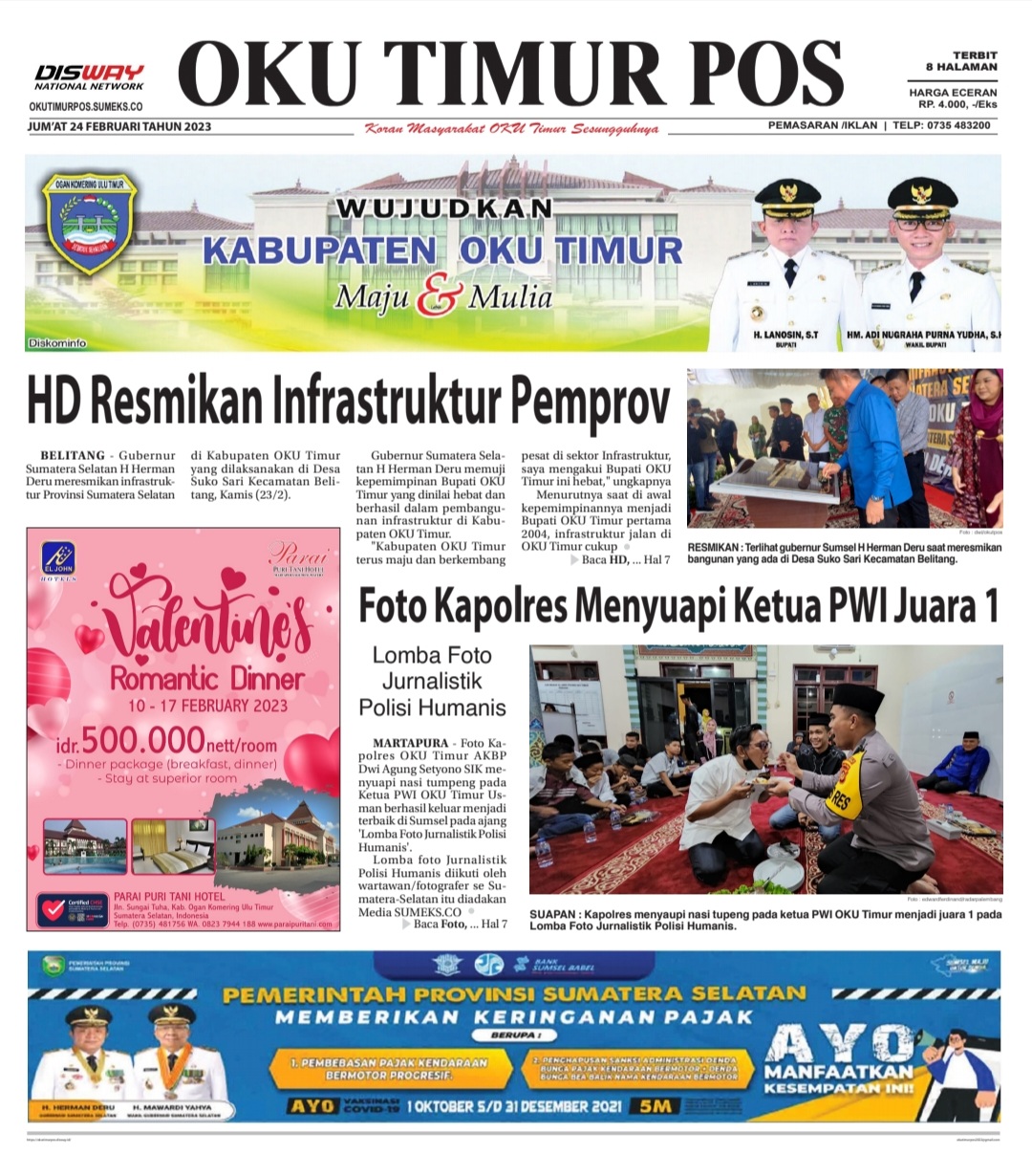 Baca Linggau Pos Edisi 24 Februari 2023