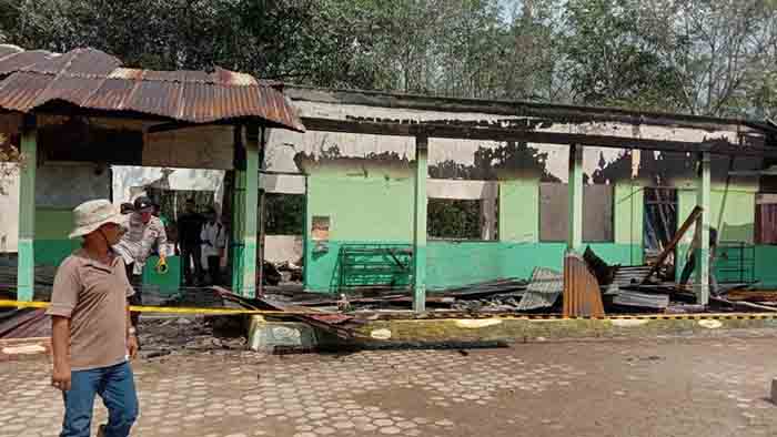 Korsleting, Empat Lokal Kelas Hangus Terbakar