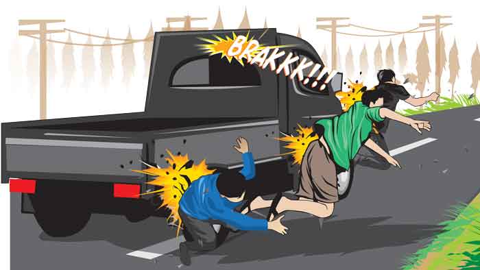 Niat Minta Berhenti, Malah Terserempet