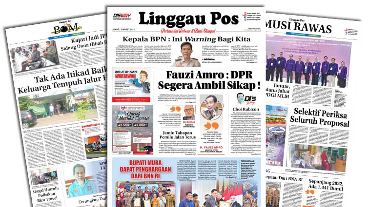 Baca Linggau Pos, Edisi 03 Maret 2023