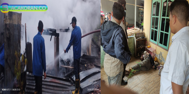 Tragis!  Rumah Hangus Dilalap Api, Diduga Aksi Paman ODGJ