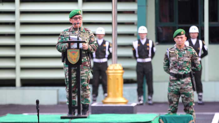 Pimpin Upacara, Pangdam II/Swj Bacakan Amanat KASAD