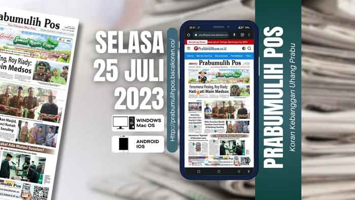 Koran Prabumulih Pos Edisi Selasa, 25 Juli 2023