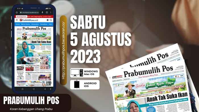 Koran Prabumulih Pos Edisi, Sabtu 05 Agustus 2023