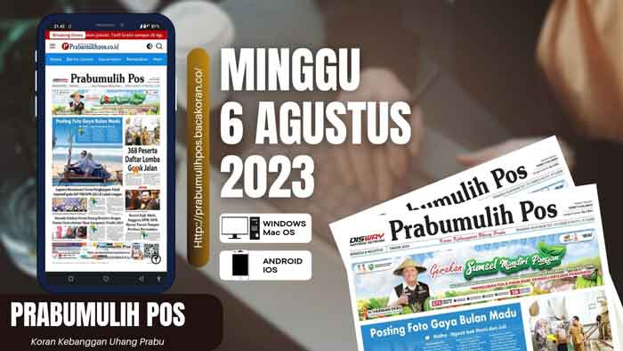 Koran Prabumulih Pos Edisi, Minggu 06 Agustus 2023