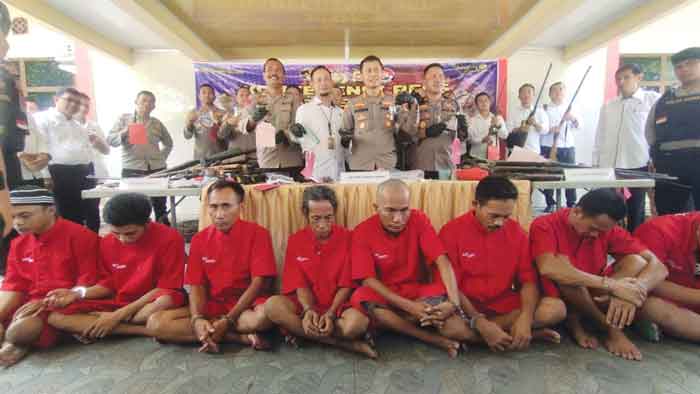 94 Senpira dan 9 Tersangka Diamankan