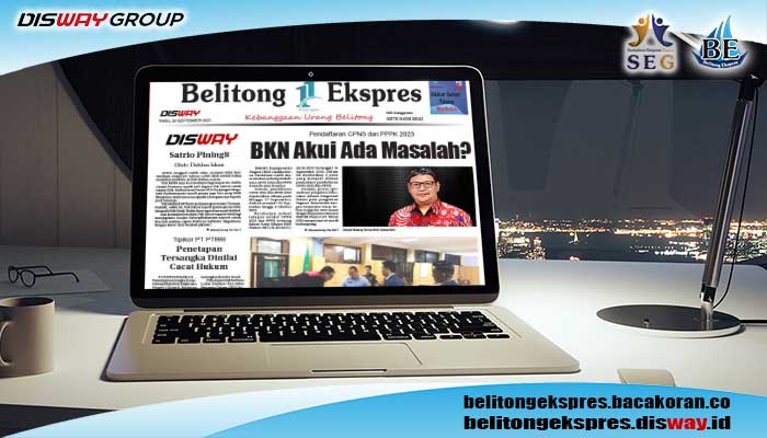 Koran Belitong Ekspres Edisi Rabu 20 September 2023