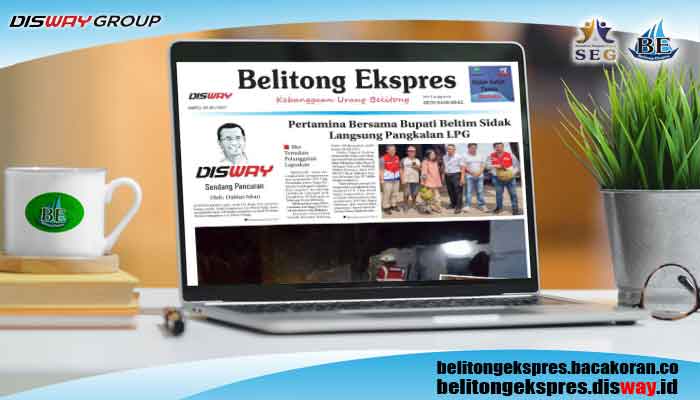 Koran Belitong Ekspres Edisi, Sabtu 29 Juli 2023