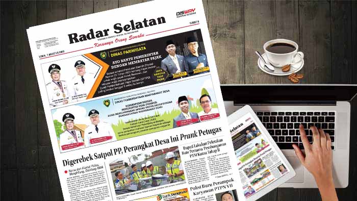 Koran Radar Selatan Edisi, Senin 07 Agustus 2023