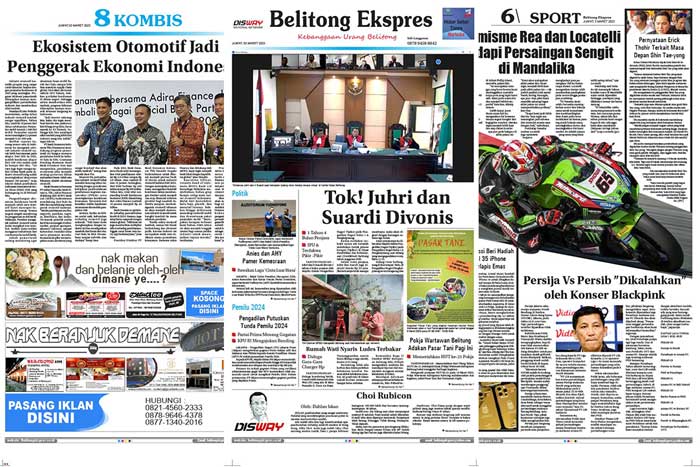 Baca Belitong Ekspres Edisi 03 Maret 2023