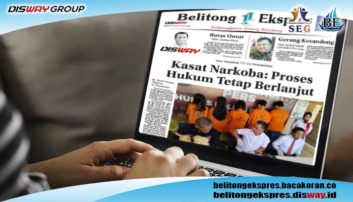 Koran Belitong Ekspres Edisi, Senin 07 Agustus 2023