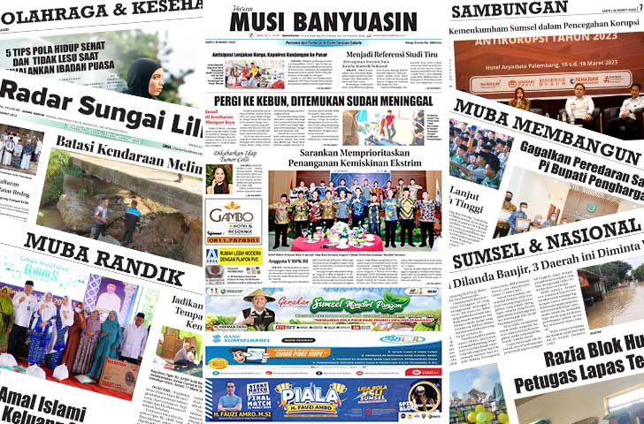 Baca Harian Muba Edisi 18 Maret 2023