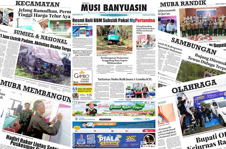 Baca Harian Muba Edisi 20 Maret 2023
