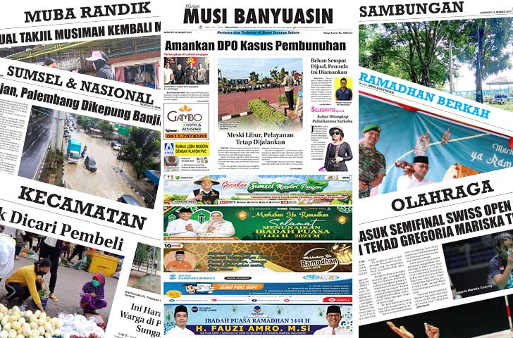 BACA Harian Muba  Edisi 26 Maret 2023