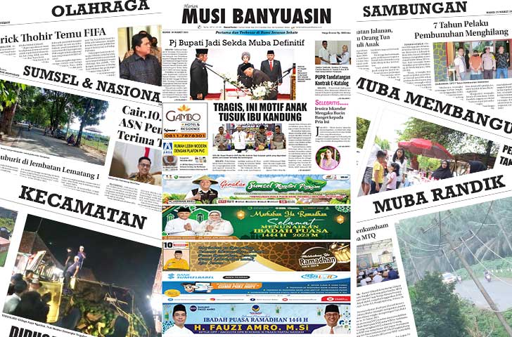 Baca Harian Muba Edisi 30 Maret 2023