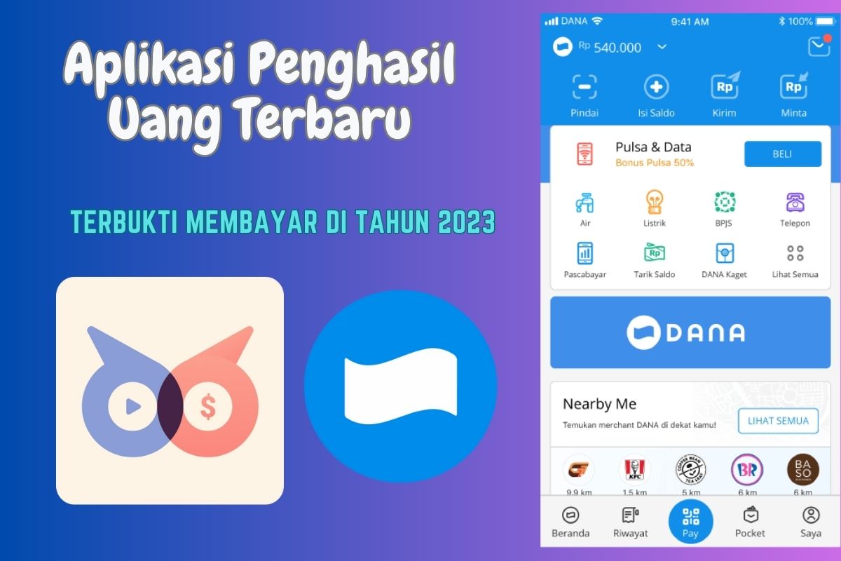 Pakai Aplikasi Penghasil Uang Dapat Saldo DANA Gratis Tanpa Modal Dapat Rp760 Ribu Lho