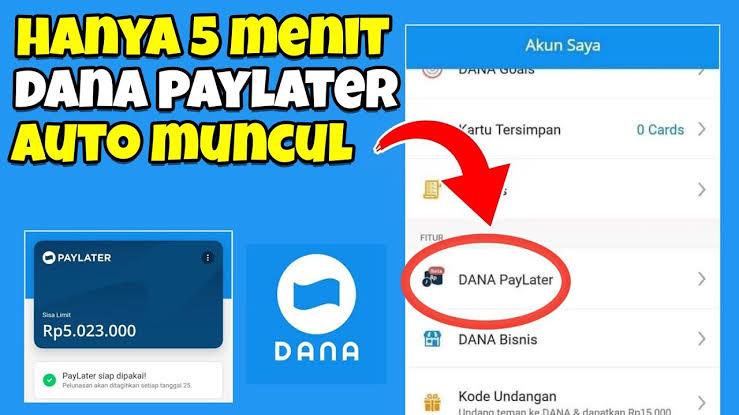 Langsung ACC Begini Cara Aktifkan DANA Paylater Limit Sampai Rp 10 Juta