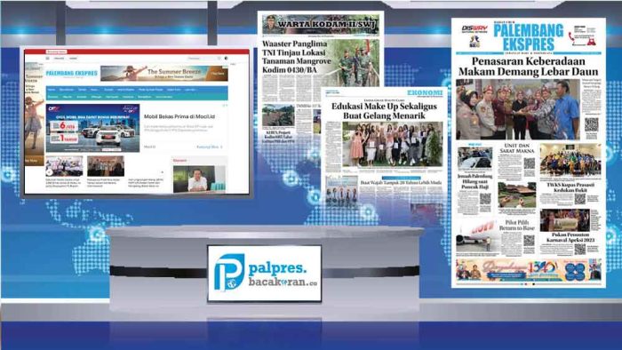 Koran Hybrid Pertama di Indonesia Baca Palembang Ekspres Jumat Edisi14 Juli 2023