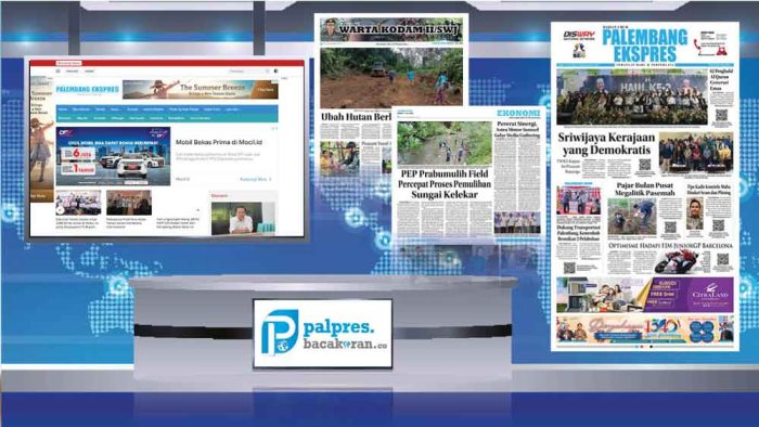 Koran Hybrid Pertama di Indonesia Baca Palembang Ekspres Edisi Senin, 17 Juli 2023