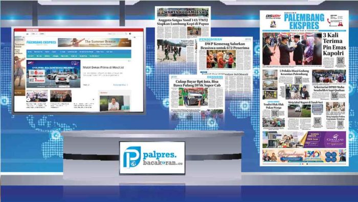 Koran Hybrid Pertama di Indonesia Baca Palembang Ekspres Senin Edisi 03 Juli 2023