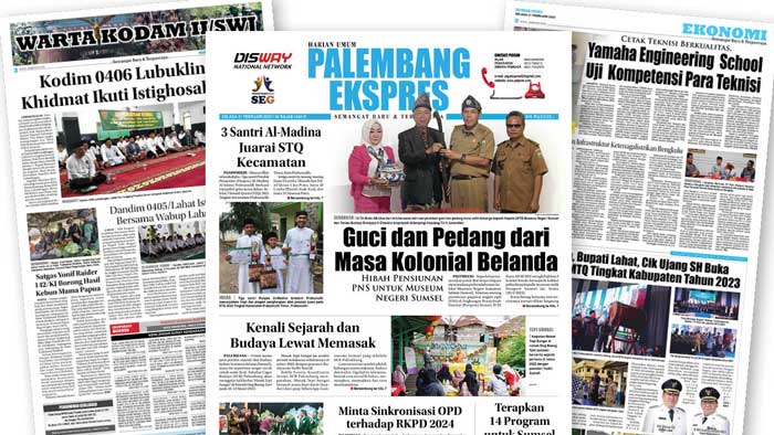 Baca Palembang Ekspres Edisi Selasa, 21 Februari 2023