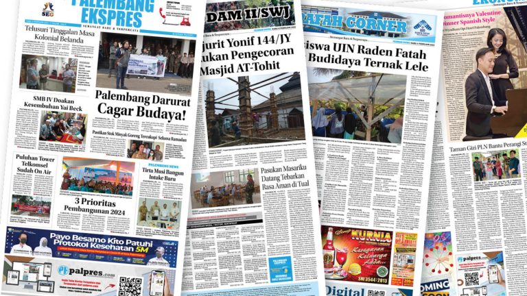 Palembang Ekspres  Edisi Rabu, 8 Februari 2023