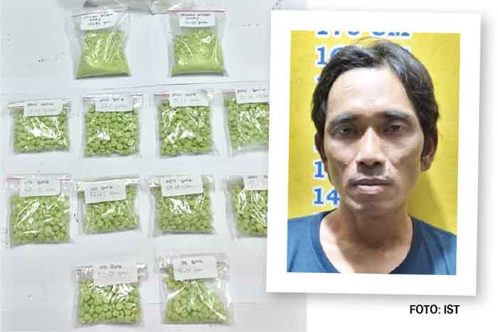 Ke Lobi Hotel Bawa Ribuan Butir Ekstasi