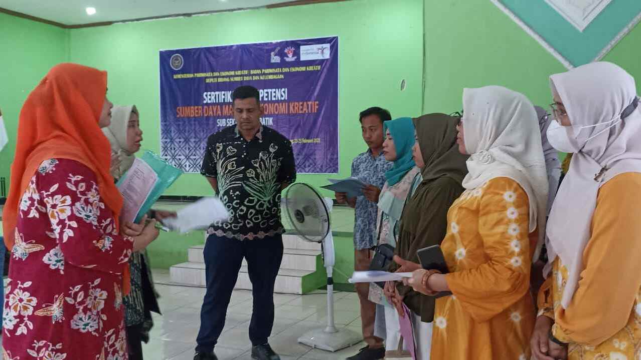 50 Pembatik Sumsel Uji Kompetensi, 13 Skema Ini Jadi Prioritas