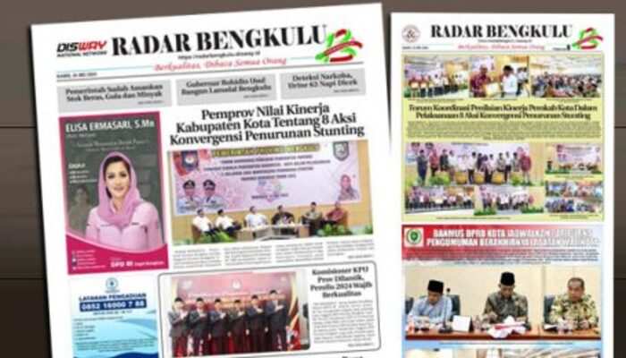 BACA RADAR BENGKULU EDISI KAMIS 25 MEI 2023