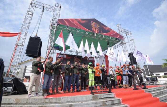 PTBA Gelar The 1st South Sumatera Fire and Rescue Challenge