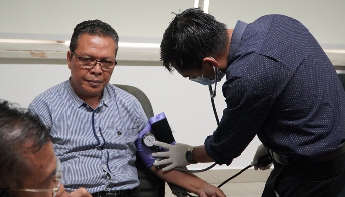 Jalani Pemeriksaan Kesehatan, Sebelum Dijebloskan Rutan Pakjo