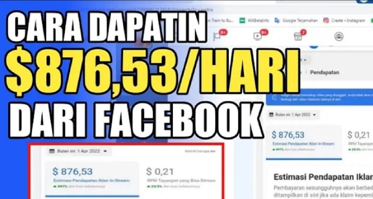CARA TERBARU Dapat Uang Dari Facebook Nyesel Kalau Nggak Klik Artikel Ini Lho
