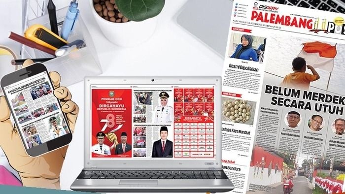 Koran Palembang Pos Edisi,  Rabu 16  Agustus 2023