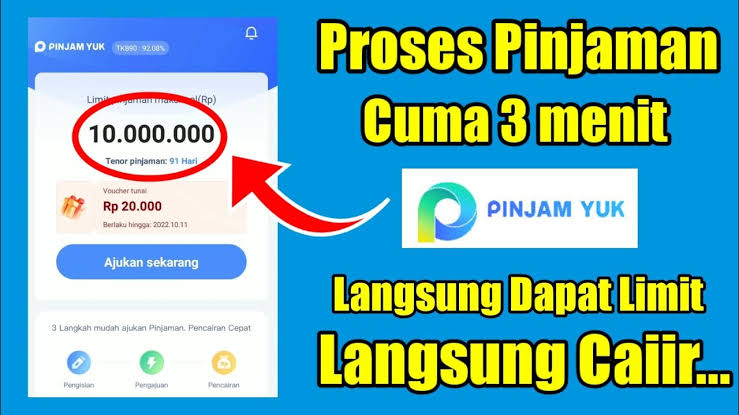 Tanpa Jaminan Pinjaman Uang Aman, Limit Sampai Rp 25 Juta di Pinjol PinjamYuk