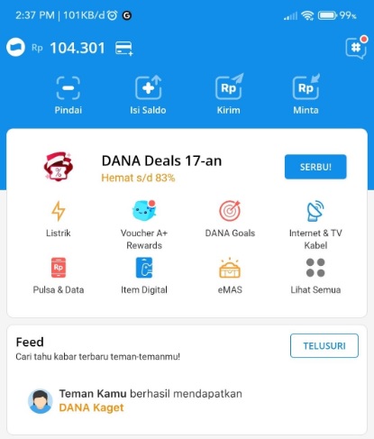 Dana Kaget Rp 100 Ribu, Cuma Butuh Waktu 1 Menit, Buruan Kuy