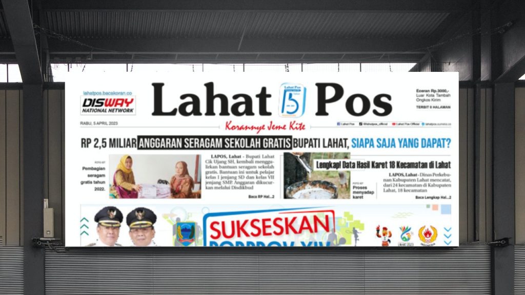 BACA LAHAT POS EDISI 05 APRIL 2023