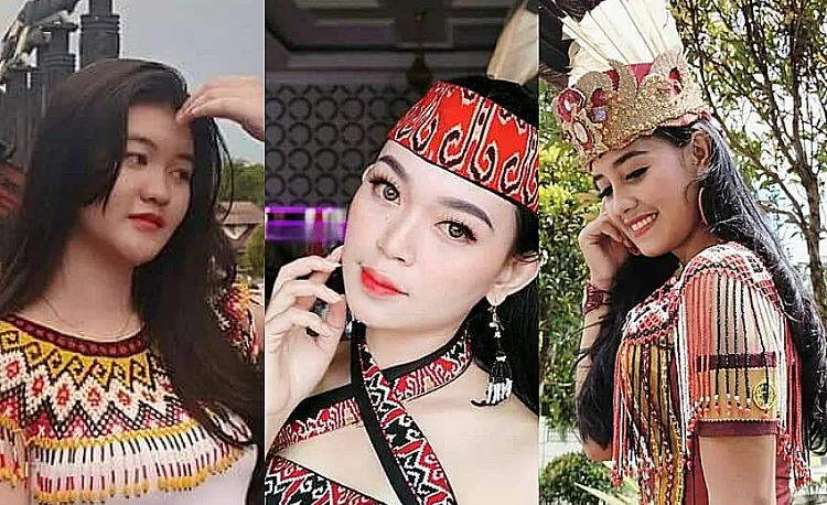 Pelet Cinta Suku Dayak? Ternyata Pakai Bahan Ini Rahasia Cantik Wanita Suku Dayak