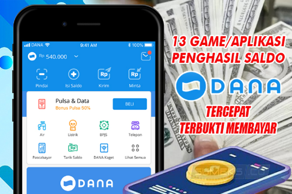 Lowongan Kerja Baru Dari HP, Aplikasi Game Penghasil Saldo DANA Gratis Sampai Jutaan Rupiah Sebulan