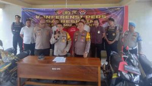 Amankan Dua Tersangka dan 9 Motor